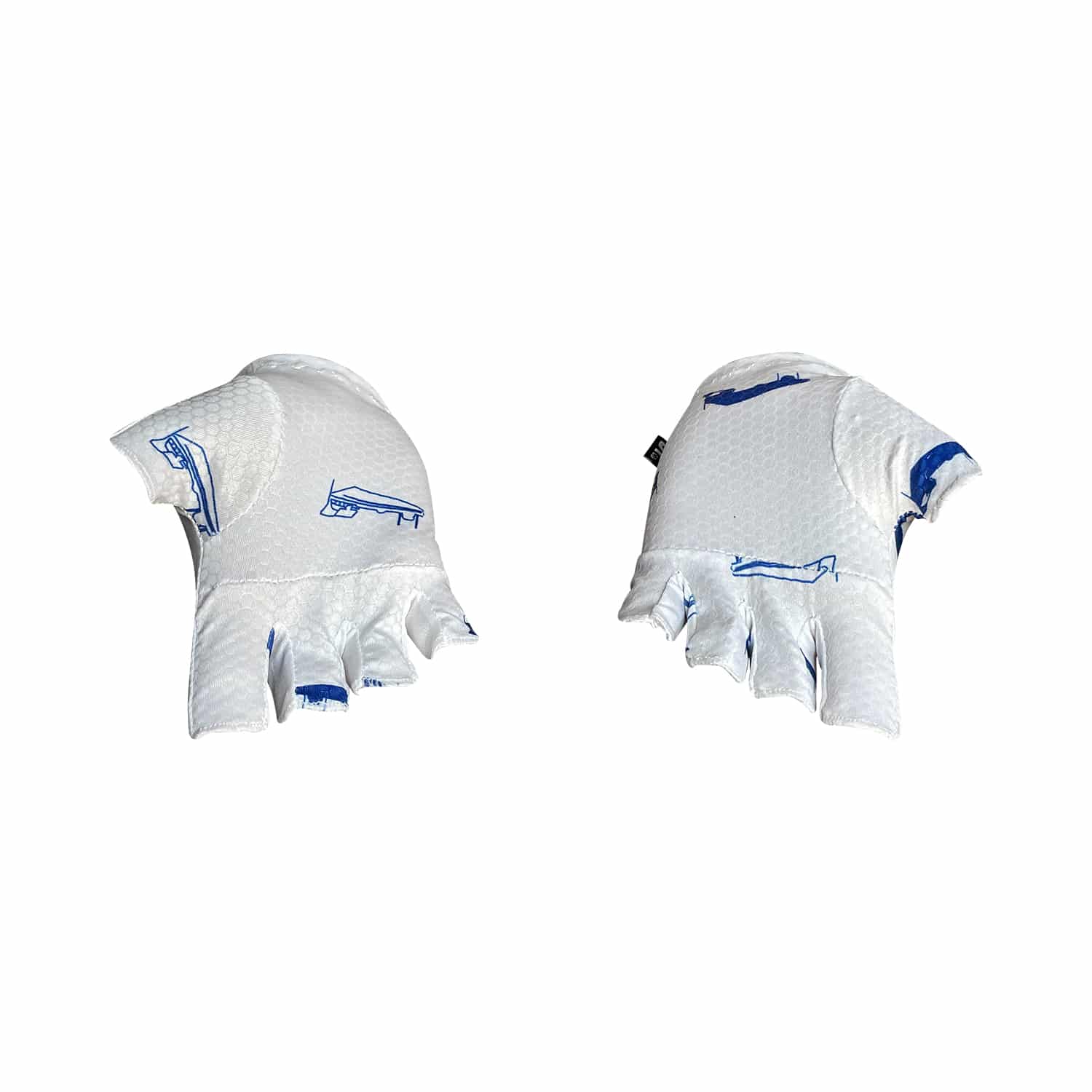 BFco White Bass Boat Fishing Gloves Bass Fishing