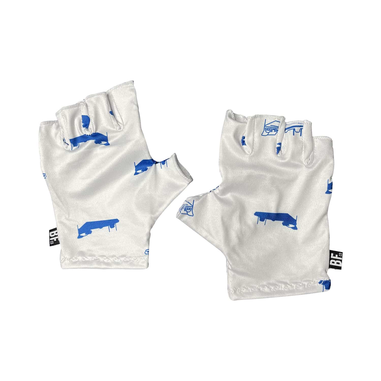 BFco White Bass Boat Fishing Gloves Bass Fishing