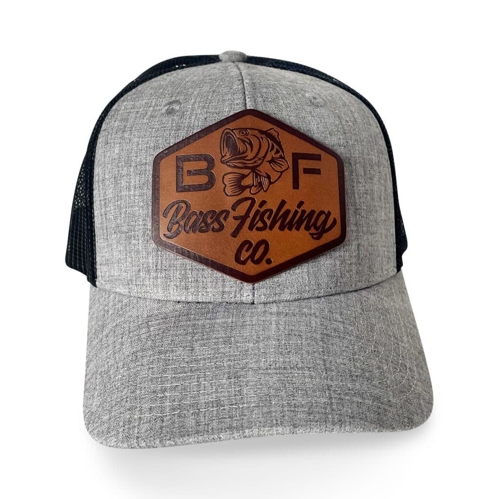 BFco Fish Flag Mesh Snap Back Hat - Grey Black