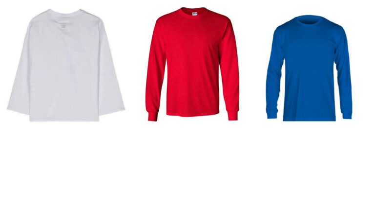 Red White and Blue Long Sleeve Shirts