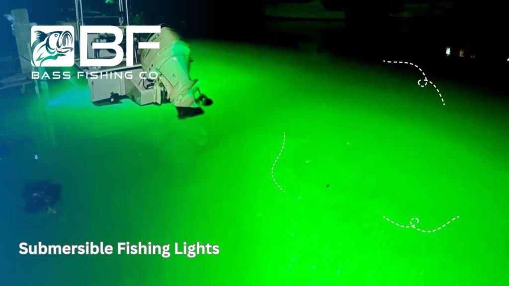 Submersible Fishing Lights live demo in lake.